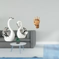 thumbnail image 2 of CoudarTitie Swan Statue Modern Ceramic Swan Figurine Hand Sculpture Animals Decoration Table Centerpiece Resin Entwined Hands Suitable for Living Rooms Bedrooms H, 2 of 8