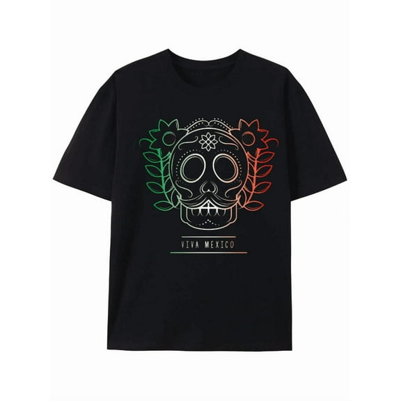 Viva Mexico Sugar Skull Graphic Tee