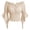 Beige, variant on Women’s Renaissance Peasant Blouse Off Shoulder Bell Sleeve Top Medieval Pirate Corset Shirt for Ren Faire Cottagecore Green for Size M