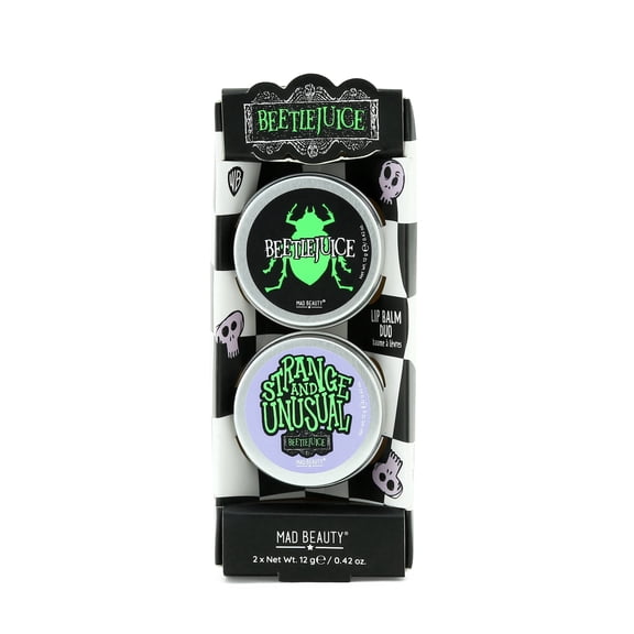 Beetlejuice Lip Balm Duo Vanilla Raspberry