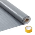 thumbnail image 1 of Rouleau de Plancher de Garage à Bande de Roulement Diamantée 2,8 mm avec Adhérence, Tapis de Stationnement en PVC Robuste pour Protection sous le Véhicule, Housse Imperméable et Anti-Huile pour VUS Camion Voiture de Sport, Gris Noir, 1 of 7