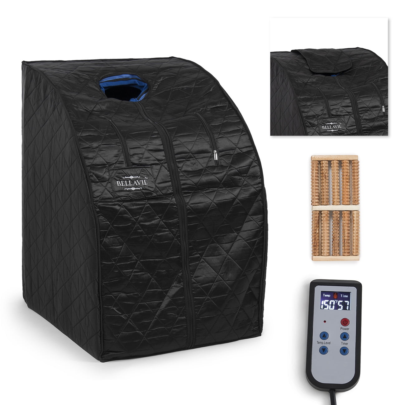 Bellavie Portable Therapeutic Infrared Sauna Spa XL FIR Full Body Portable w Chair... by Bellavie