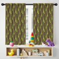 thumbnail image 5 of Blackout Kids Curtains,Green Bigfoot and Tree Pattern Childrens Insulated Curtains Set Of 2,Bedroom Essentials,Toddler Room Decor 42x54in(106x137cm), 5 of 5