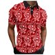 thumbnail image 1 of Pack Playeras Hombre Moda Hombre Primavera Verano Casual Manga Corta Cuello Vuelto Camisetas Estampadas Blusa Superior, 1 of 5