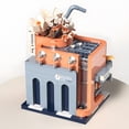 thumbnail image 4 of HI-REEKE Architecture Mini Building Block Set Vanilla Milk Tea Shop Building Toy Multi Color, 4 of 7