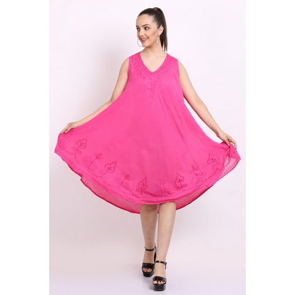 Wevez Women Embroidery Evening Dress, One Size, 3 Pcs Assorted