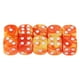 thumbnail image 2 of Dados de 6 Caras -dix Colores - Dados Acrílicos de 16 Mm , Naranja + amarillo CUTICAT Juego de dados de 6 caras, 2 of 8