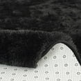 thumbnail image 3 of Junovo Luxury Round Fluffy Area Rugs for Bedroom Kids Girls Room Nursery,Super Soft Circle Rug,Cute Shaggy Carpet For Living Room,6'x6',Black, 3 of 7