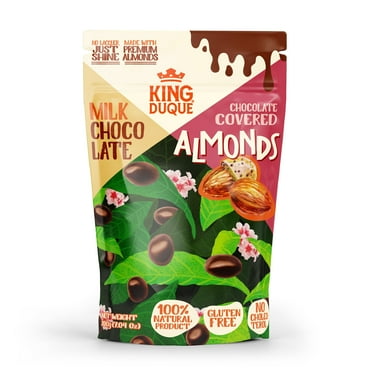 KINGDUQUE Milk Chocolate Covered Almonds, 200g (7.04 oz)