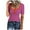 Hot Pink, variant on Scyoekwg Women Tops Trendy Womens Summer Fashion Going Out Tops Short Sleeve Loose Lightweight Ladies Blouses Dressy Casual Trendy