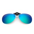 thumbnail image 3 of tooloflife Polarized Clip-On Flip Up Clip Sunglasses Polarized Lenses for Adults Unisex Blue Green, 3 of 5