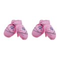 thumbnail image 3 of Inteprter 6 pares de manoplas para niños, impermeables, de invierno, diseño práctico con gancho, cómodas actividades al aire libre para clima Rosa 2Conjunto, 3 of 6