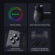 GameSir X5s Bluetooth Mobile Gaming Controller for Switch 2/Switch/Android/iPhone/iPad mini, Hall Effect Joystick, Lightweight Ergonomic Phone Controller
