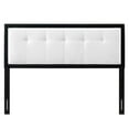 thumbnail image 3 of Tufted Headboard, Twin Size, Wood, Fabric, Black White, Modern Contemporary Urban Design, Bedroom Master Guest Suite, 3 of 9