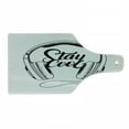 thumbnail image 1 of Stay Cool Cutting Board, Hand Written Looking Stay Cool Words Between Headphones Music Print, Decorative Tempered Glass Cutting and Serving Board, in 3 Sizes, by Ambesonne, 1 of 2