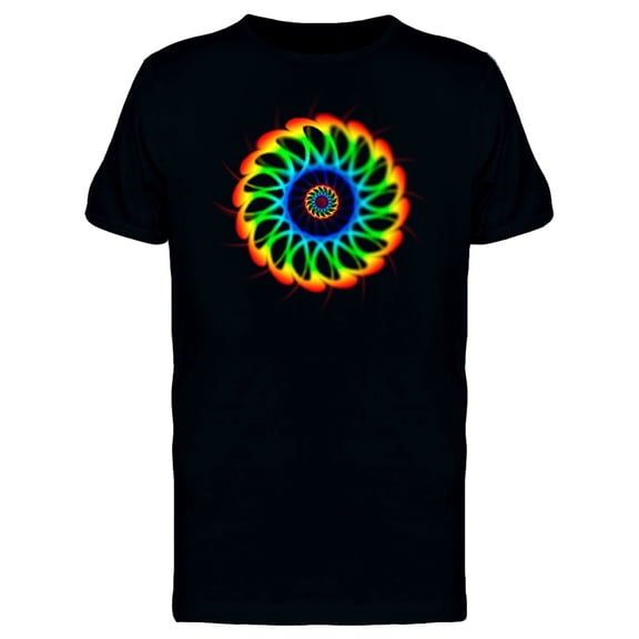 Rainbow Space Eye Mandala Tee Men's -Image by Shutterstock