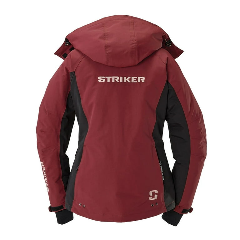 STRIKER ICE Adult Female Stella Jacket, Color: Burgundy, Size: L