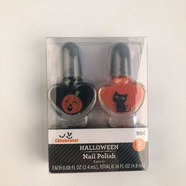 Halloween Nail Polish Black Orange Walmart Com Walmart Com