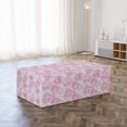 thumbnail image 3 of Abstract Foldable Mattress, Retro Modern Pastel Shapes, 78.7" x 47.2", Dark Magenta Mauve Grey, by Ambesonne, 3 of 6