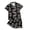 Z03-Black, variant on Miaoju Summer Pajamas for Women 2 Piece Short Sleeve Button Down Soft Sleepwear Halloween Fall Pjs Sets Funny Print Sleepwear