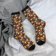 thumbnail image 5 of KLL Skulls Print Cool Socks Men's Women's Crew Socks Funny Crazy Novelty Stockings, 5 of 6