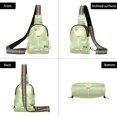 thumbnail image 7 of FORMRS Womens Crossbody Sling Bag Travel Daypack Shoulder Chest Backpack, Light Green Martini, 7 of 7