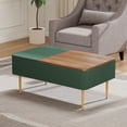 thumbnail image 2 of Modern Lift Top Wooden Coffee Table with Hidden Compartments and Shelves - Perfect for Small Homes, Apartments, Green, 2 of 7