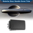 thumbnail image 3 of Unique Bargains No.LR030193 Exterior Door Handle Cover Trim Fit for Land Rover LR4 / Discovery 4 2010-2016 Door Handle Cover 1 Pcs Matte Black, 3 of 7