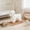 White+Cotton+Plush+Steel+Wood, variant on HMYG Rolling Unicorn Rocking Toy