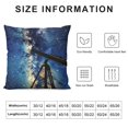 thumbnail image 5 of Chilfamy Stars and Galaxies Print High-quality Pillow Covers for Couch, Car, Bedroom - 1PC 12x12in, 5 of 5