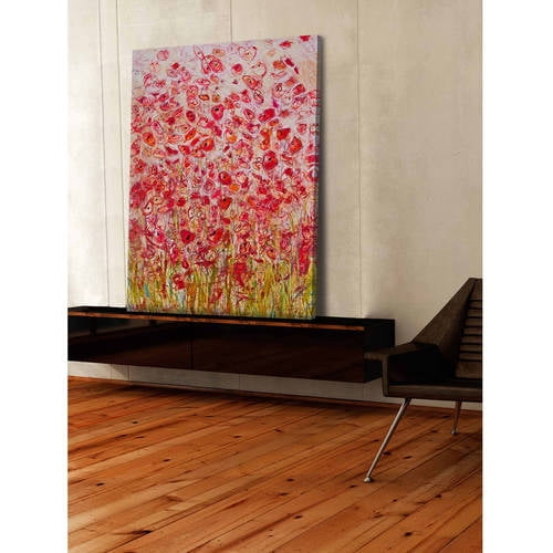 "Sea of Flowers" Painting Print on Wrapped Canvas