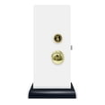 thumbnail image 2 of Gate Mortise Keyed Lockset - Right Hand - Polished Brass US3 Finish - 2-1/2" Backset - 2 SC1 Keys, 2 of 5
