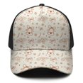 thumbnail image 2 of Christmas Baseball Cap – Stylish Spliced Design Adjustable Trucker Hat with Full Print Front & Brim, Breathable Cotton Blend Snapback for Sports, Travel & Daily Wear, 2 of 3
