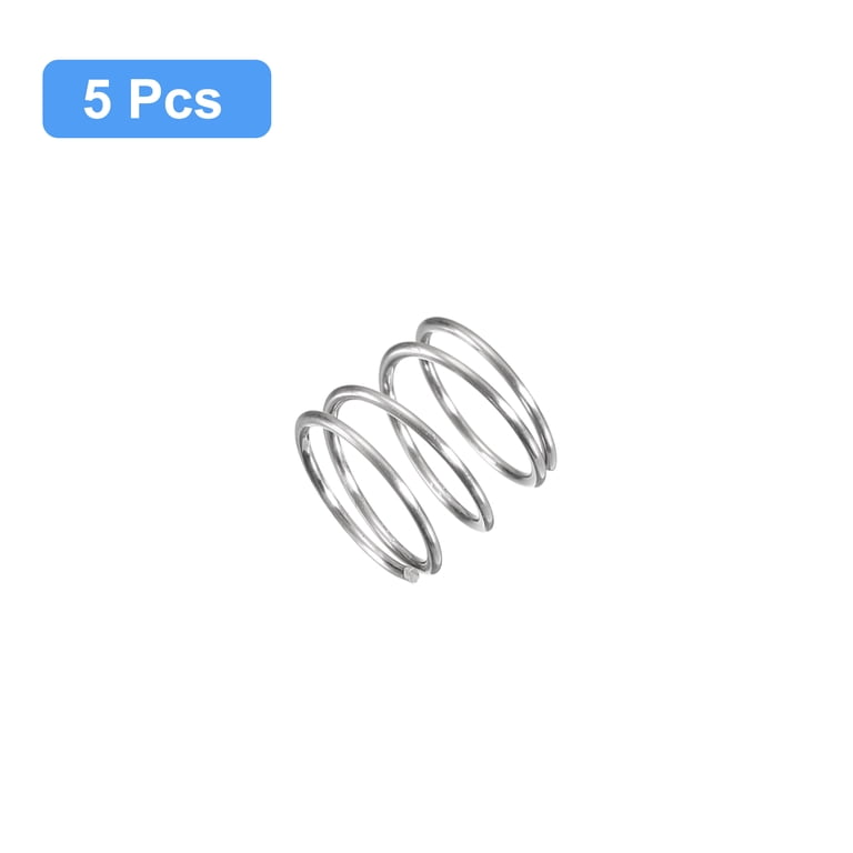 Ressort De Compression Inox 304 - 0,5 X 4 X 20 Mm, Lot De 10 Pièces