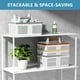 thumbnail image 4 of Organizador de baño portátil Shower Caddy BYUNER, color blanco y plateado, 4 of 9