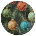 thumbnail image 3 of Christmas Balls Colorful Round Carpet Circle Rug Outdoor Patio Area Rug Washable Large Area Rugs Hallway Room Decor Fitness Mats, 3 of 8