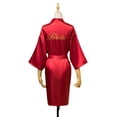 thumbnail image 3 of Bata de novia para la mañana, pijama holgado de primavera, verano y otoño, camisón de seda de imitación, bata de baño bordada para boda, vestido de dama de honor para grupo de mujeres, 3 of 6