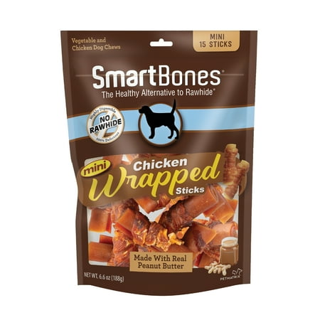 UPC: 0810833029594 | SmartBones Mini Chicken-Wrapped Sticks for Dogs With Real Peanut Butter  Rawhide-Free
