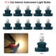 thumbnail image 1 of Encendiendo 10pcs T3 LED 12V Interior del coche Instrumento Bombillas Tablero Lámparas (Verde), 1 of 8