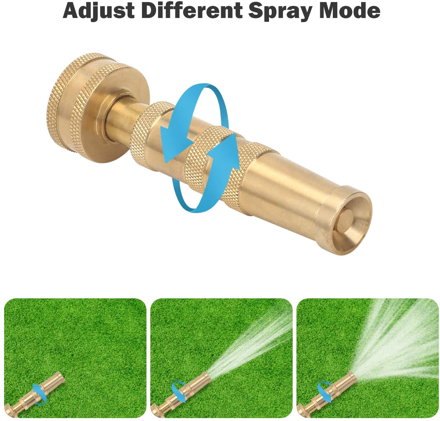 STYDDI 2-Pack Brass Hose Nozzles photo 2