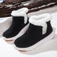 thumbnail image 6 of IUJSOY Warm Snow Boots for Women Suede Cozy Fluffy Round Toe Platform Anti-Slip Winter Boots, 6 of 9