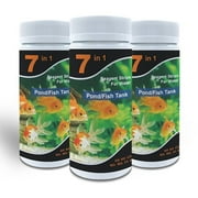 7 in 1 PH Test Fish Tank Water Tropical Aquarium Pond Water Test Strips Kit NEW
