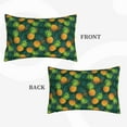 thumbnail image 4 of Daiia Pineapples with Palm Leaves Bedding Waterproof Pillow Protector Zippered Queen – Bed Bug Proof Pillow Encasement-20"x30", 4 of 9
