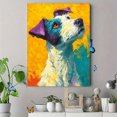 thumbnail image 4 of Colorful Jack Russell Canvas Wall Art, Dog Portrait Print, Pet Lover Home Decor Gift, 4 of 8