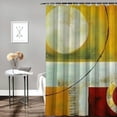 thumbnail image 2 of JEUXUS Shower Curtain for Bathroom Decoration, Unique Design, High Definition Digital Printing, Waterproof and Durable, Easy to Install White, 2 of 6