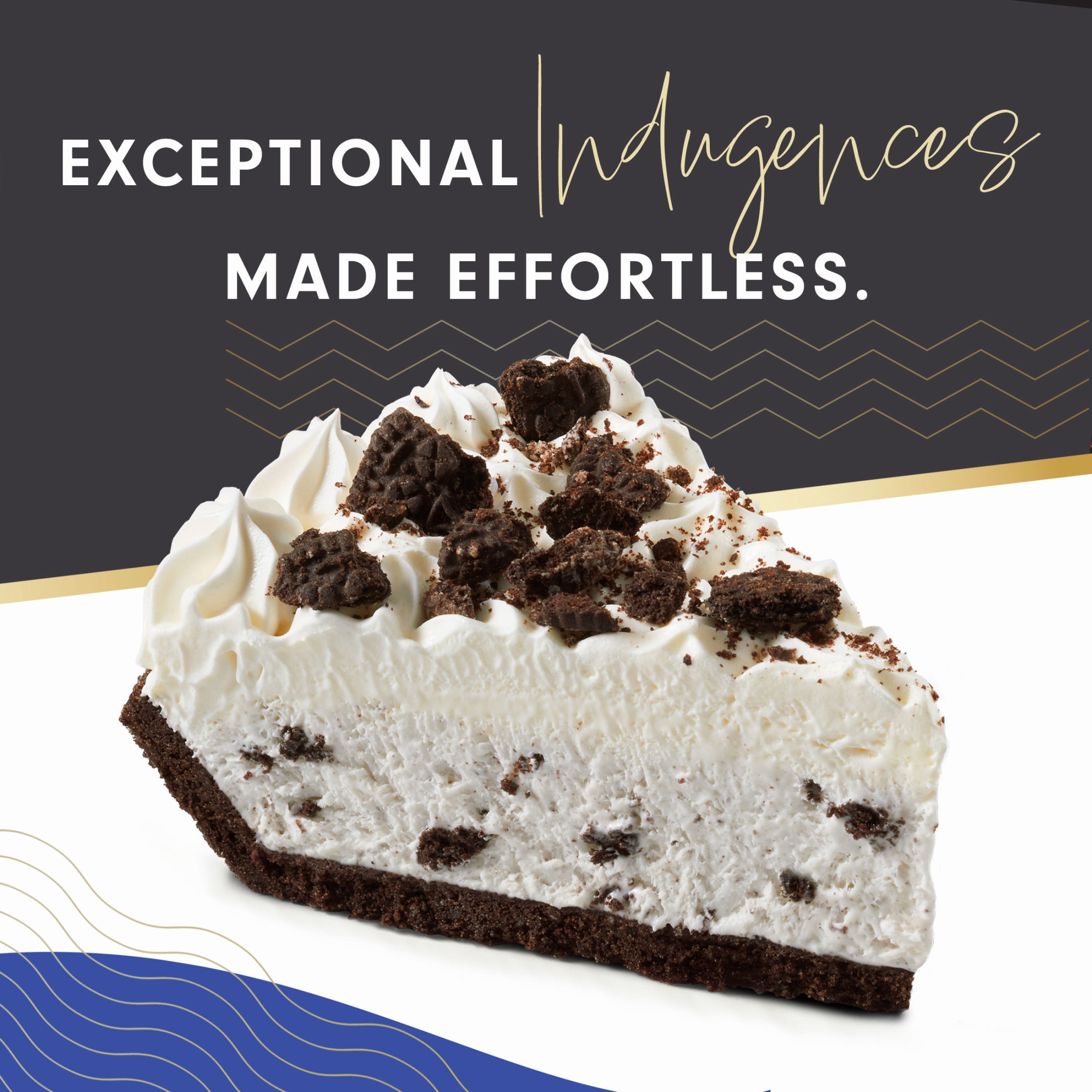 Edwards Premium Desserts Frozen Cookies and Crème Pie, 26.0 oz
