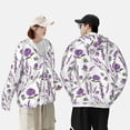 thumbnail image 5 of Fotbe Lavender Flowers Men's Women's UPF 50+ Sun Protection Jacket Hooded Cooling Shirt with Pockets Hiking Outdoor Performance-Large, 5 of 8
