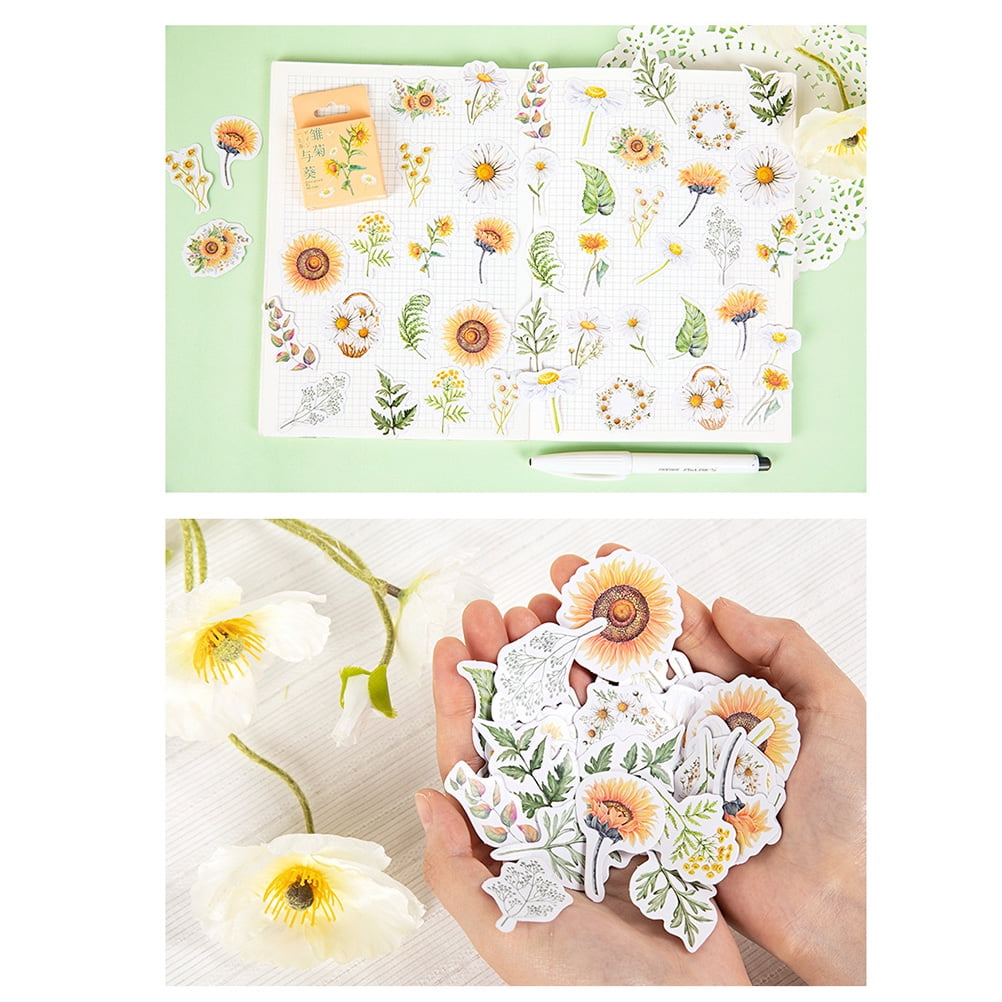 How To Make Fun Pressed Flower Stickers - Sow ʼn Sow