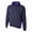 Navy/Purple, variant on Finden & Hales Mens Pull Over Hooded Sweatshirt / Hoodie