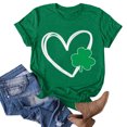 thumbnail image 2 of QIPOPIQ T-Shirts à Manches Courtes pour Femmes Col Rond T-Shirts de la Saint-Patrick T-Shirt Trèfle de la Saint-Patrick T-Shirt Vert T-Shirts Porte-Bonheur T-Shirts de Vacances T-Shirts Graphiques Offres, 2 of 3